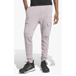 Adidas Men's 3XL Gray Fleece Cargo Jogger Pants Multi Sport Relaxed Fit